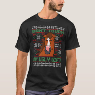 Fass nicht hässlichen kastanienbraunen Pferdereite T-Shirt