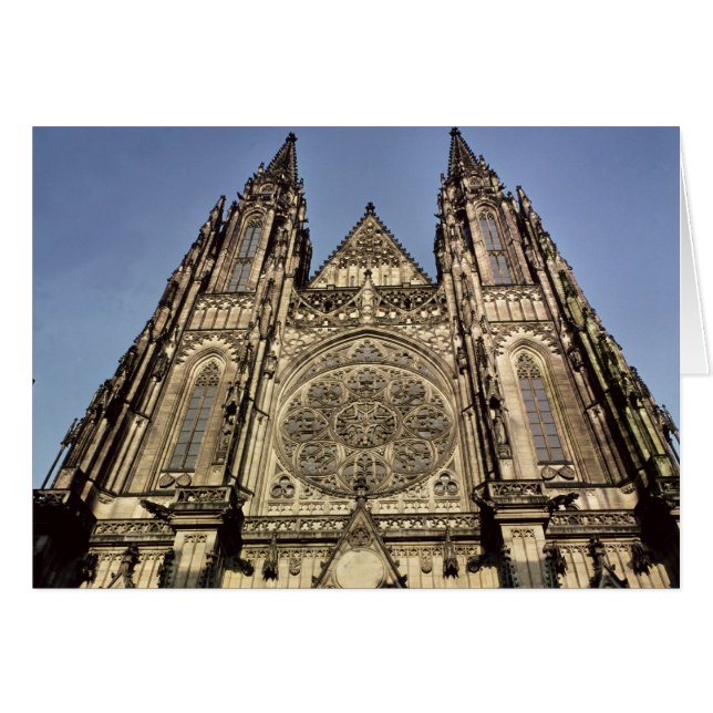 Fassade der Kathedrale von St. Vitus (Vorderseite (Horizontal))