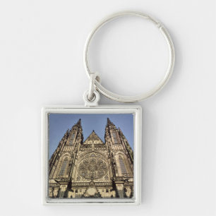 Fassade der Kathedrale von St. Vitus Schlüsselanhänger