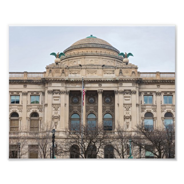 Fassade der Sehenswürdigkeit Milwaukee Fotodruck (Vorne)