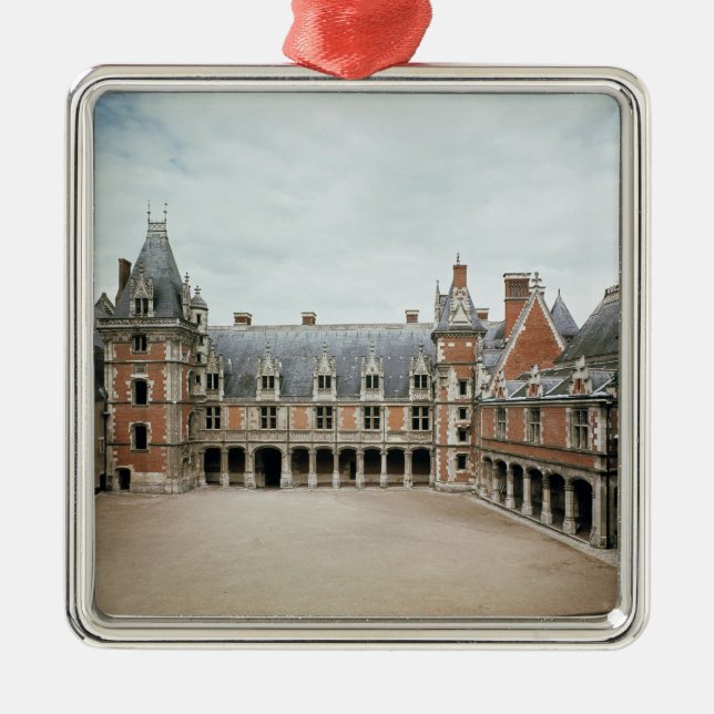 Fassade des Flügels Louis XII, 1498-1503 Silbernes Ornament (Vorne)