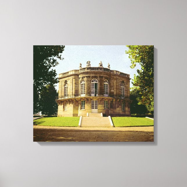 Fassade des Pavillons de Hanovre Leinwanddruck (Vorderseite)