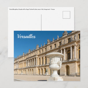 Fassade des Schlosses Versailles - Frankreich Postkarte