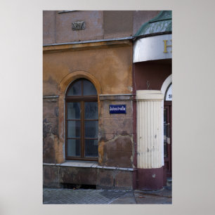 Fassade in Lobau, Deutschland Poster