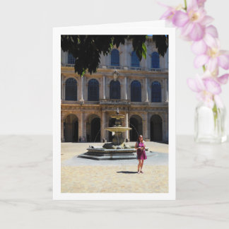 Fassade und Brunnen, Palazzo Barberini, Rom Karte