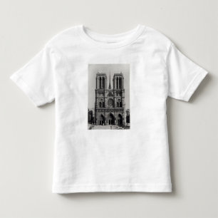Fassade von Notre-Dame, Paris, Ende des 19. Kleinkind T-shirt