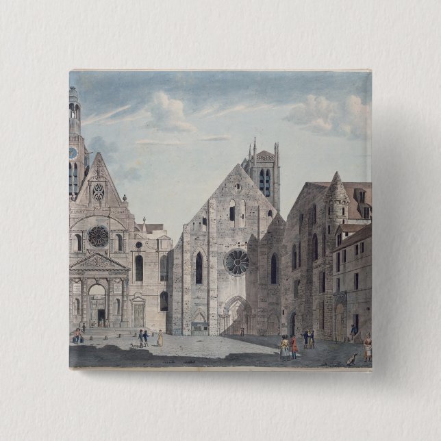 Fassaden der Kirchen Button (Vorderseite)