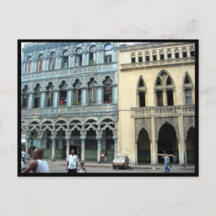 Fassaden von Havanna Postkarte