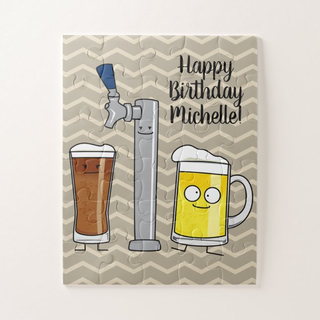 Fassbierlager stechen die stout betrunkene (Vertikal)