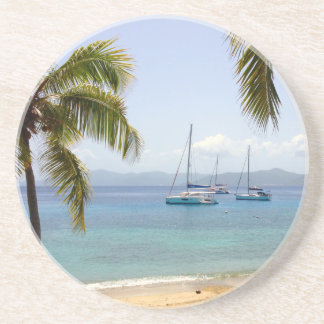 Fassbinder-Insel British Virgin Islands Sandstein Untersetzer