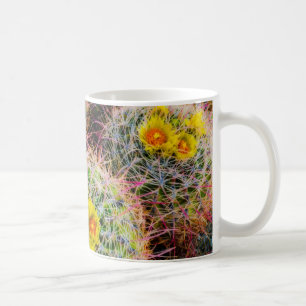 Fasskaktus Nahaufnahme, Kalifornien Kaffeetasse