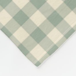 Fast Awake Gingham - Entlang des karierten Flusses Fleecedecke