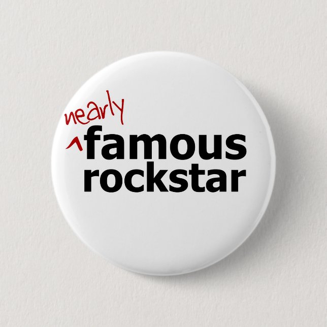 (Fast) berühmter Rockstar Button (Vorderseite)