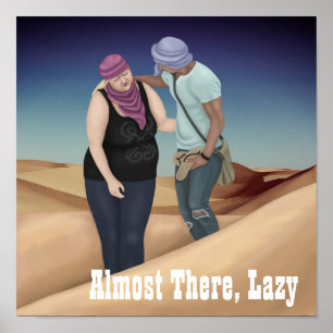 Fast da, Lazy Poster