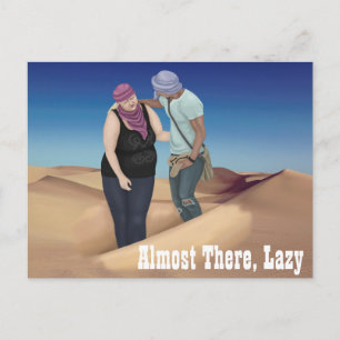 Fast da, Lazy Postkarte