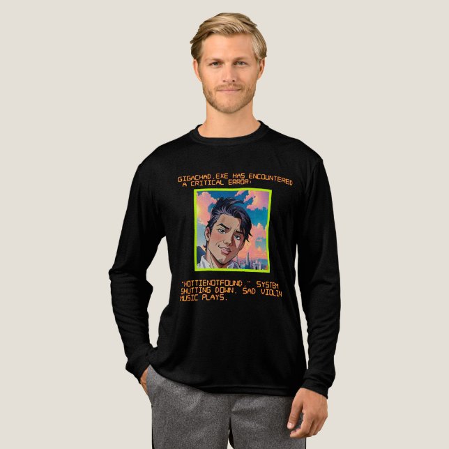 Fast ein Gigachad Tri-Blend Shirt (Volle Vorderseite)