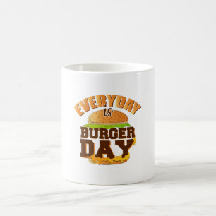 Fast Food Burger Käse Funny Eat Feinschmecker Gesc Kaffeetasse