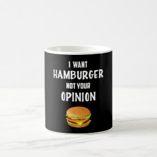 Fast Food Burger Käse Funny Feinschmecker essen Ge Kaffeetasse