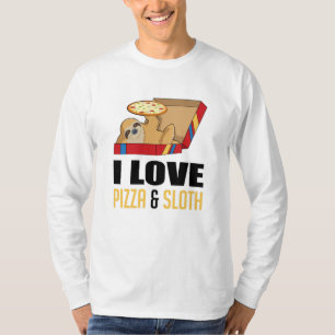 Fast Food Burger Sloth Funny Pizza Feinschmecker G T-Shirt