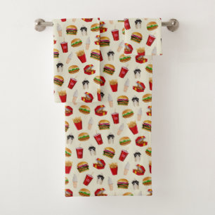 Fast Food Burgers, Fries, Sundaes