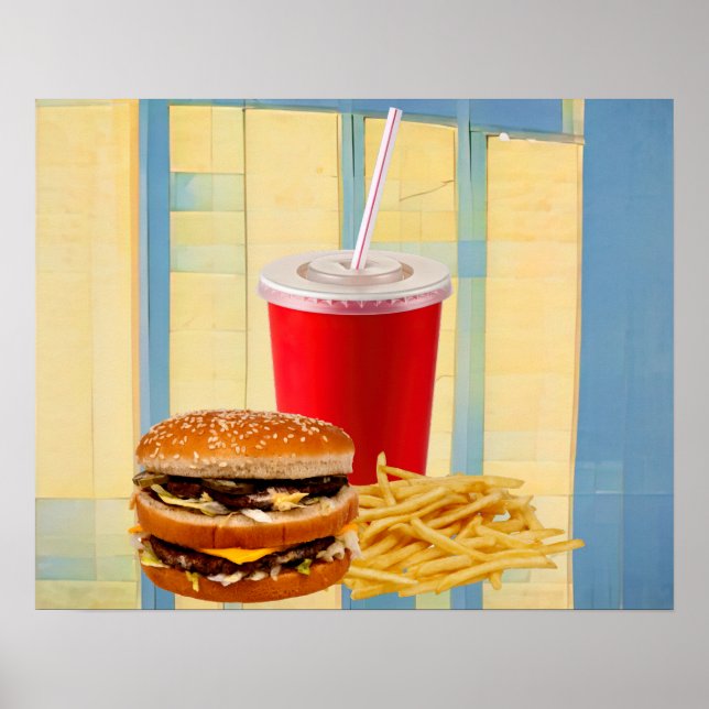 Fast Food-Familie Poster (Vorne)