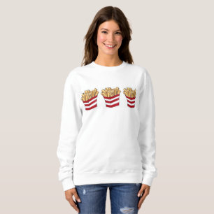 Fast Food Français Fry Fries Sweatshirt de fruits