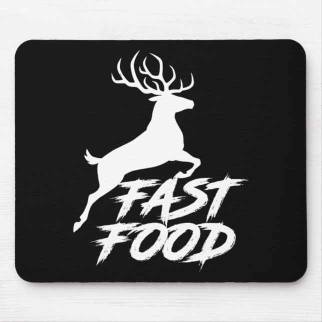 Fast Food Fun Hunter Deer Mousepad (Vorne)