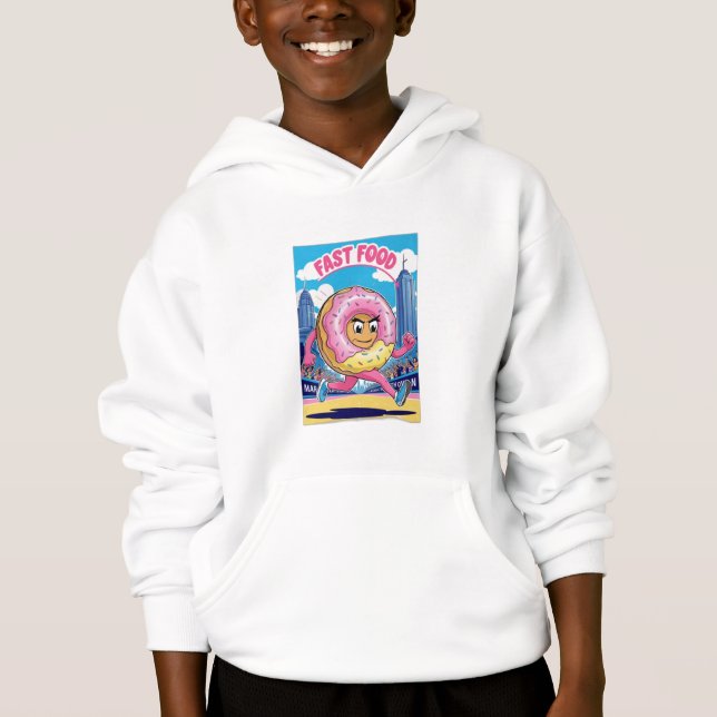 Fast Food Hoodie (Vorderseite)