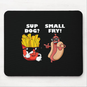 Fast Food Hot Dog und Fry Funny Grilling Sup Mousepad