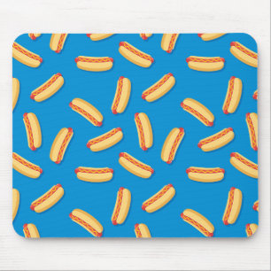 Fast Food Hotdogs-Muster Mousepad