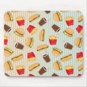 Fast-Food-Muster 2 Mousepad