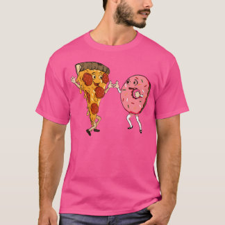 Fast Food Pizza und Donut T-Shirt