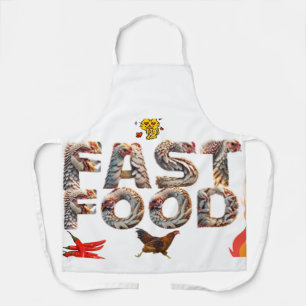 „Fast Food Runner Schürze – Chicken Escape Edition