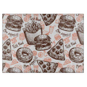 Fast Food Schneidebrett