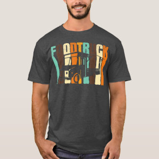 Fast Food Trucker Retro Burger Street Food T-Shirt
