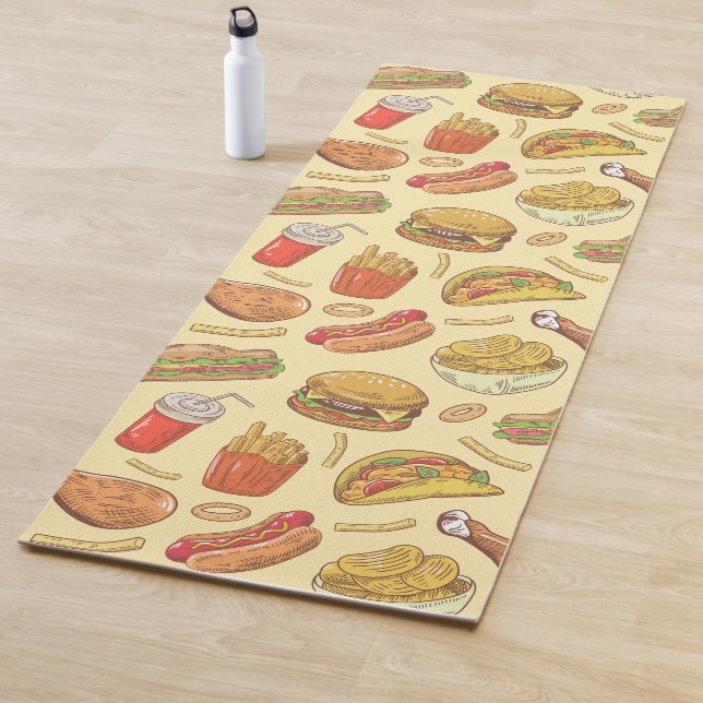 Fast Food Yoga Mat Yogamatte (Beispiel)