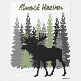 Fast Heaven Rustic Elche Fleece Blanket