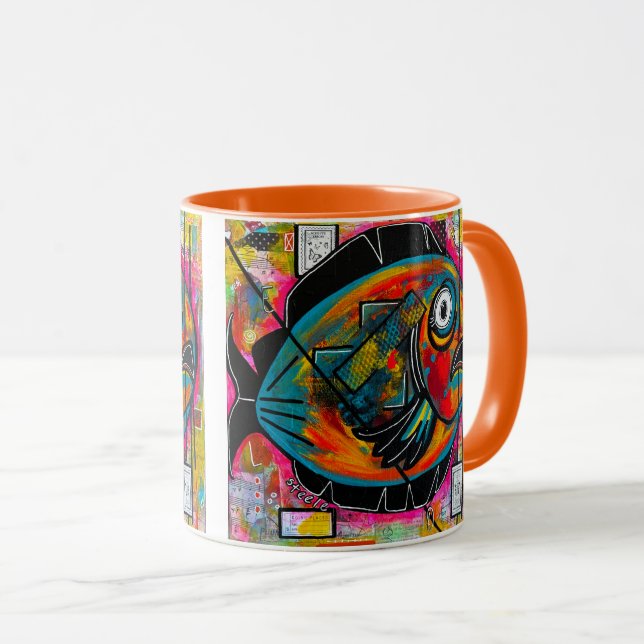 Fast Hooked Beverage-Tasse Tasse (VorderseiteRechts)