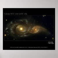 Fast kollidierende Galaxien Hubble Telescope