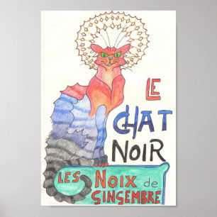 Fast Le Chat Noir, Ginger Nuts Poster