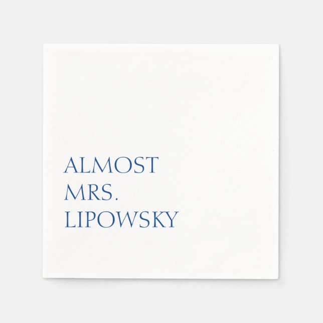 Fast Mrs. Serviette (Vorderseite)