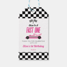 Fast One Pink Race Car First 1st Birthday Party
