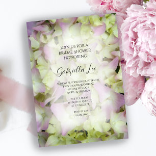 Fast Pink Hydrangea-Brautparty Einladung