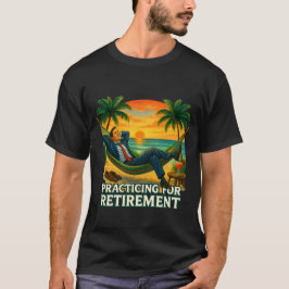 Fast Remüde Beach Sunset Hammock T - Shirt