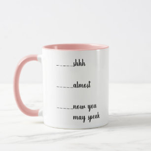Fast, Sie sprechen jetzt vielleicht lustig Tasse