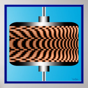 Fast Turning Disk Poster