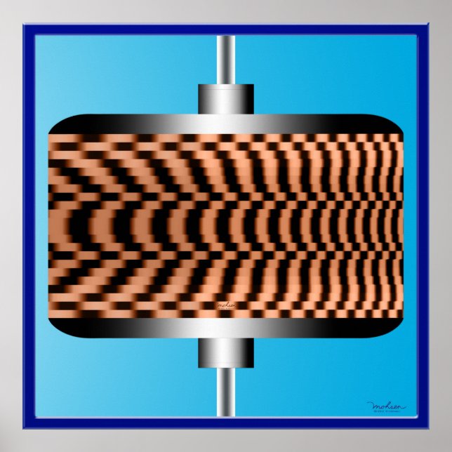 Fast Turning Disk Poster (Vorne)