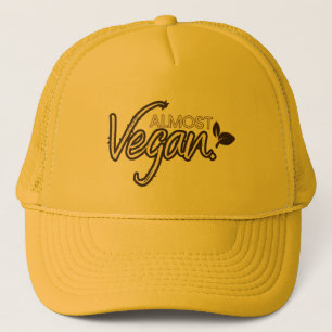 Fast Veganer Langschlauch-Trucker-Hut Truckerkappe