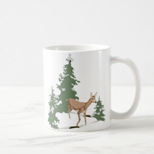 Fasten im Winter's Wald Kaffeetasse