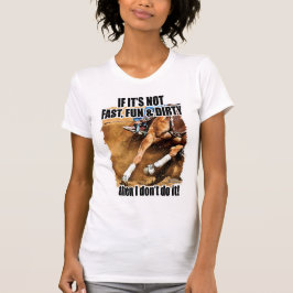 , Fasten Spaß u. das schmutzige Fass-Laufen T-Shirt